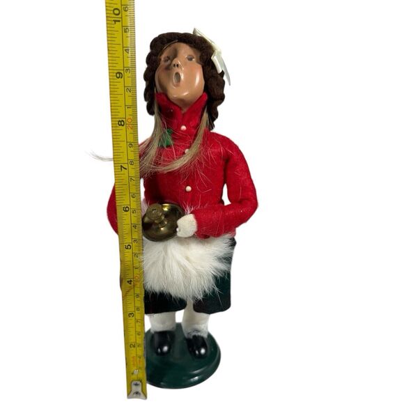 Pair Byers Choice Victorian Boy Girl Caroler Signed & Numbered 1996 1997 - Picture 12 of 16